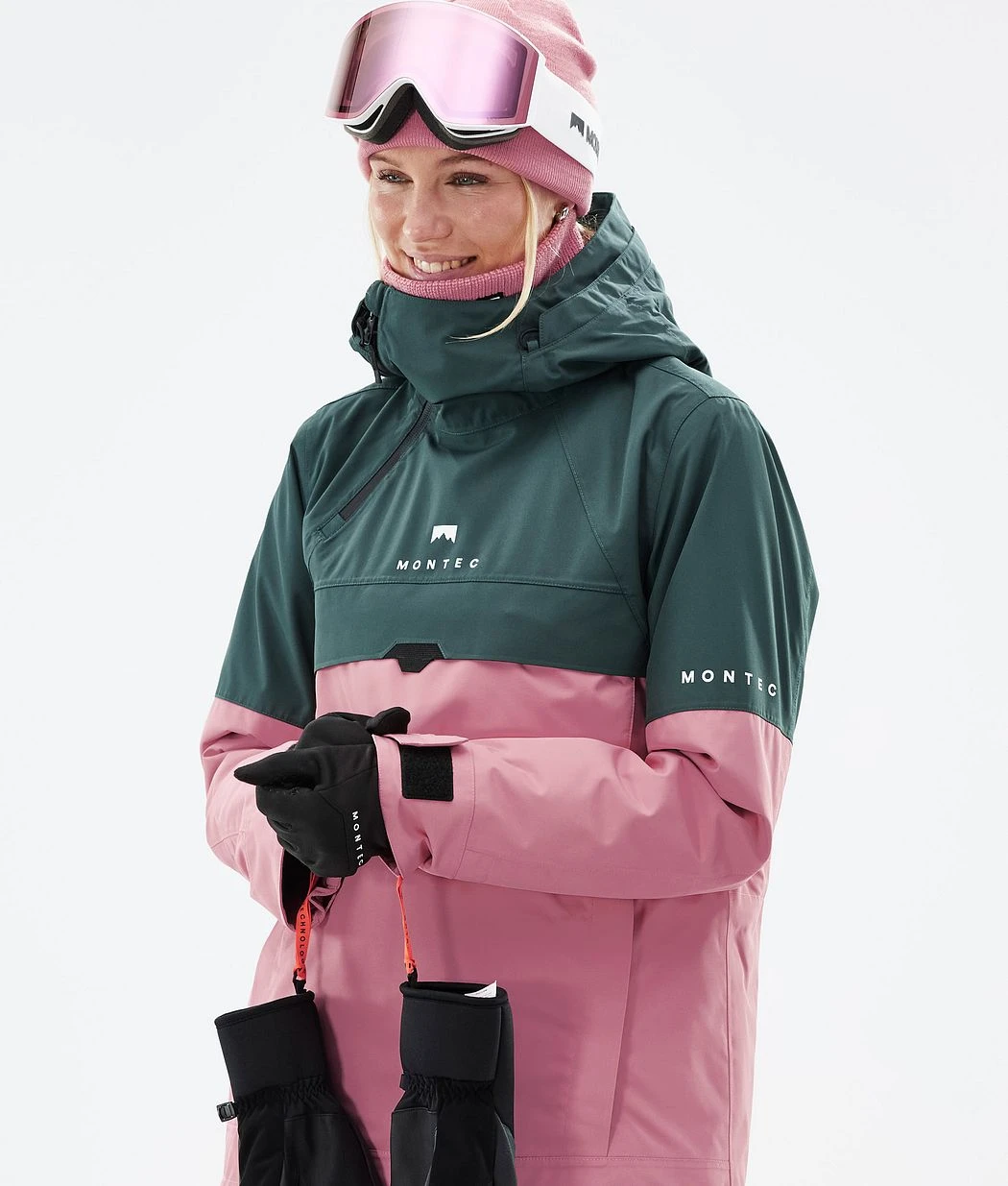 Dune W Snowboard Jacket Women Dark Atlantic/Pink - Image 3