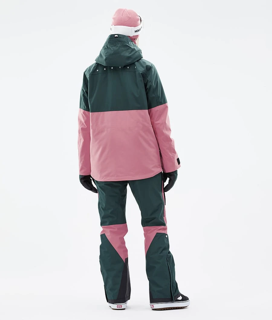 Dune W Snowboard Jacket Women Dark Atlantic/Pink - Image 6